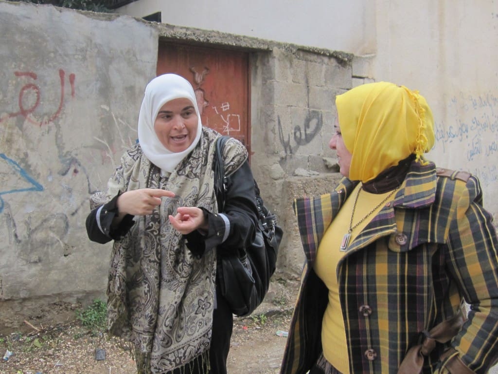 Hiyam and Saeeda in Zawiya, Salfit