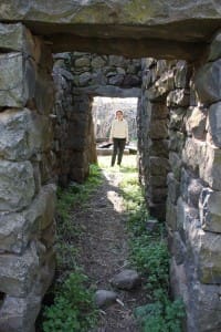 Neda took this photo of me in a demolished Syrian village in the Golan